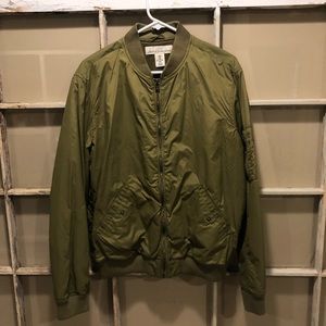 Men’s L.O.G.G. Army Green Bomber Jacket